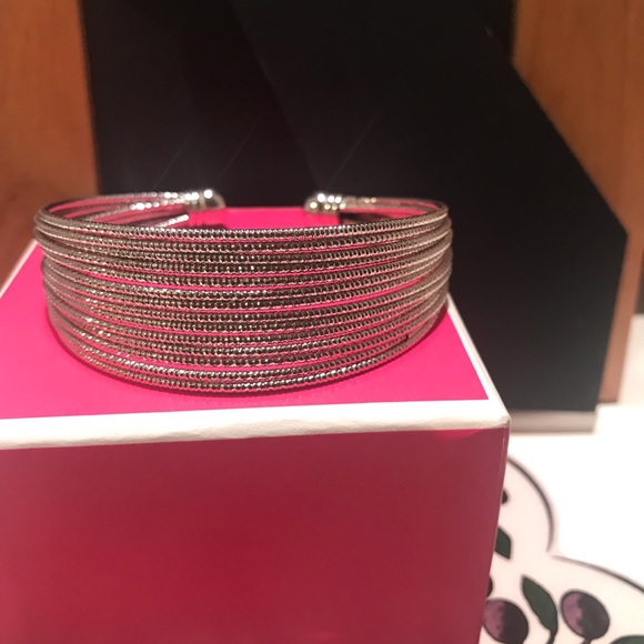 NWOT brushed silver tone bracelet - Picture 2 of 8
